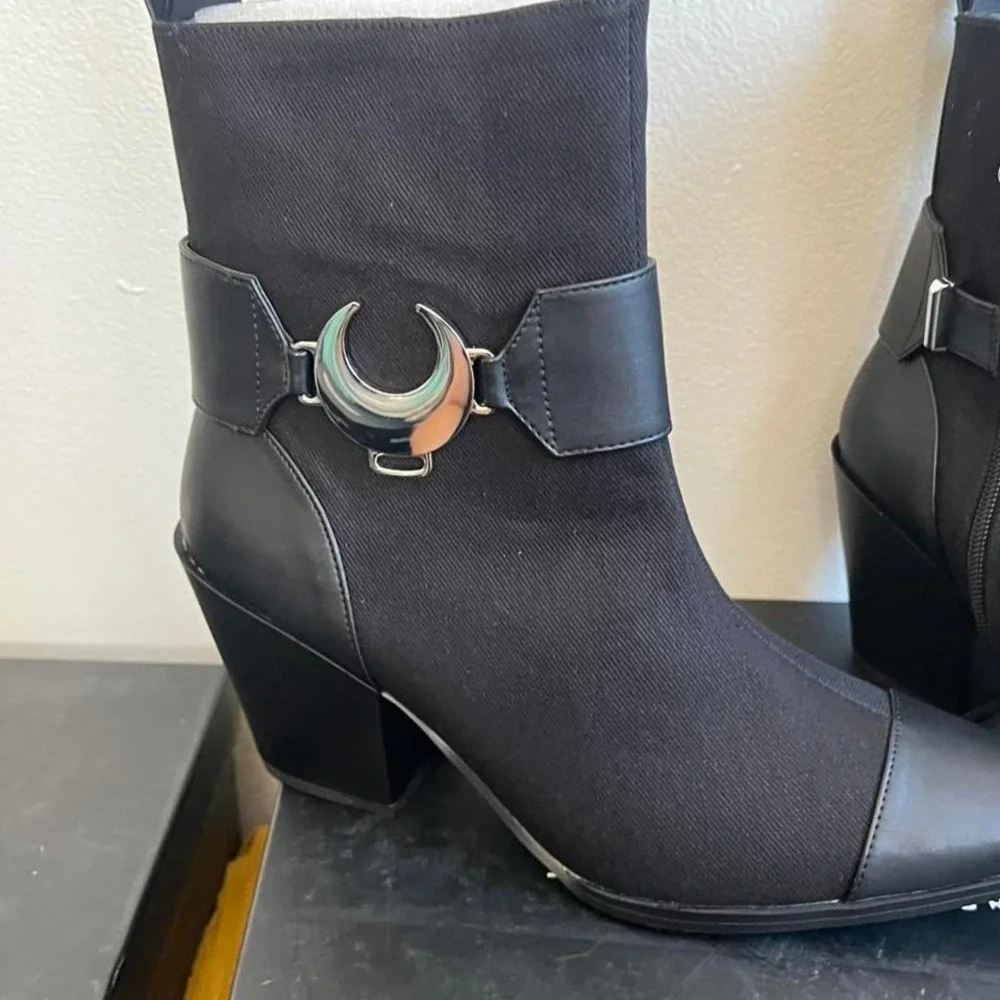 Killstar Luna Boots US size 8 brand new goth witchy booties - Picture 3 of 6